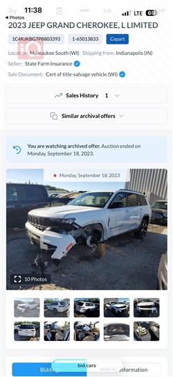 جيب جراند شيروكي إل